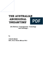 The Dreamtime: Aboriginal Cosmology, History and Philosophy
