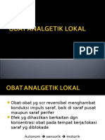 Obat Analgetik Lokal