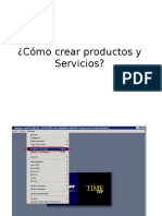 Cómo Crear Productos y Servicios