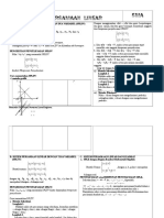 Ringkasan Sistem Persamaan Linier