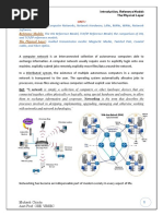 Introduction to Networks, Reference Models