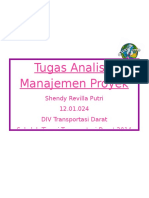 Analisis Manajemen Proyek - Shendy