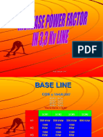 Increase PF in 3,3 KV Line Sc1,2,3,6