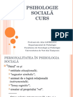 Psihologie Sociala Gavreliuc 1 Identitatea Psihologiei Sociale2