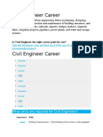 Civil Engineer Career