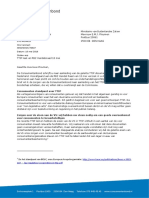 TTIP Letter of Dutch Consumer Organisation Consumentenbond to Minister Ploumen