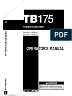 Manual Operador Tb175 Takeuchi en Ingles