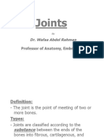 Joints Joints: Dr. Dr. Wafaa Wafaa Abdel Abdel Rahman Rahman