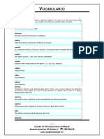 Vocabulario de Psicotecnicos