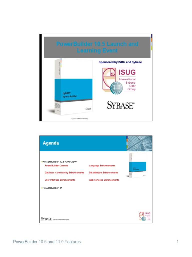 PowerBuilder 10.5 Features Overview | PDF | Database Index | Oracle ...