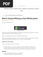 Download Download Whatsapp on Dual SIM 301 Nokia Phones by PrashilGupta SN313022568 doc pdf