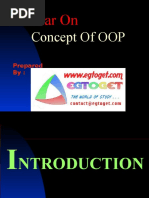 Concept of Oop