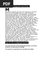 Download What is Multi Grade Teaching by goldenpoems SN31302532 doc pdf