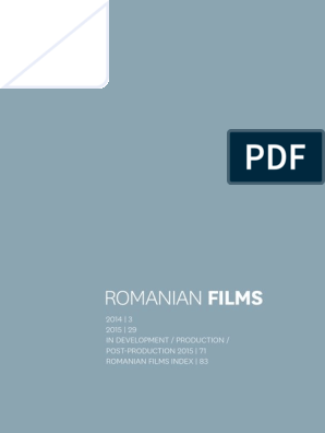 Catalog Romfilm2015 Preview 051 Romania Cinema