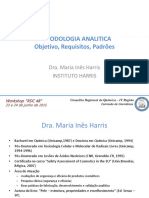 Workshop Rdc 48 Maria Ines Harris METODOLOGIA ANALÍTICA