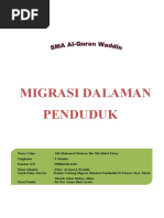 Download Kerja Khusus Migrasi Dalaman Penduduk 2010   by Nik Mohamad Zhafran SN31302900 doc pdf