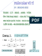 TÍCH PHÂN HÀM SỐ VÔ TỈ