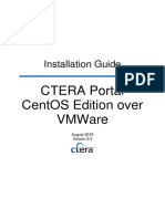 CTERA Portal Installation Guide CentOS Edition Over VMWare