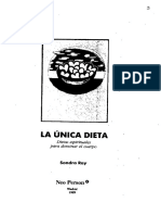 Sondra Ray - La Unica Dieta PDF