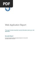 GSC - Demo - Testfire Security Report PDF