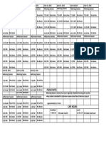 June 2016 Hs Testing Bus Schedule