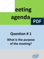 Meeting Agenda