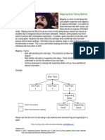 Mapping Note Taking Method 2