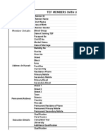 TEF Member Data Update