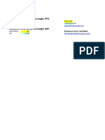 Calcular El Factor de Flotacion