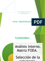 Administración-Analisis FODA