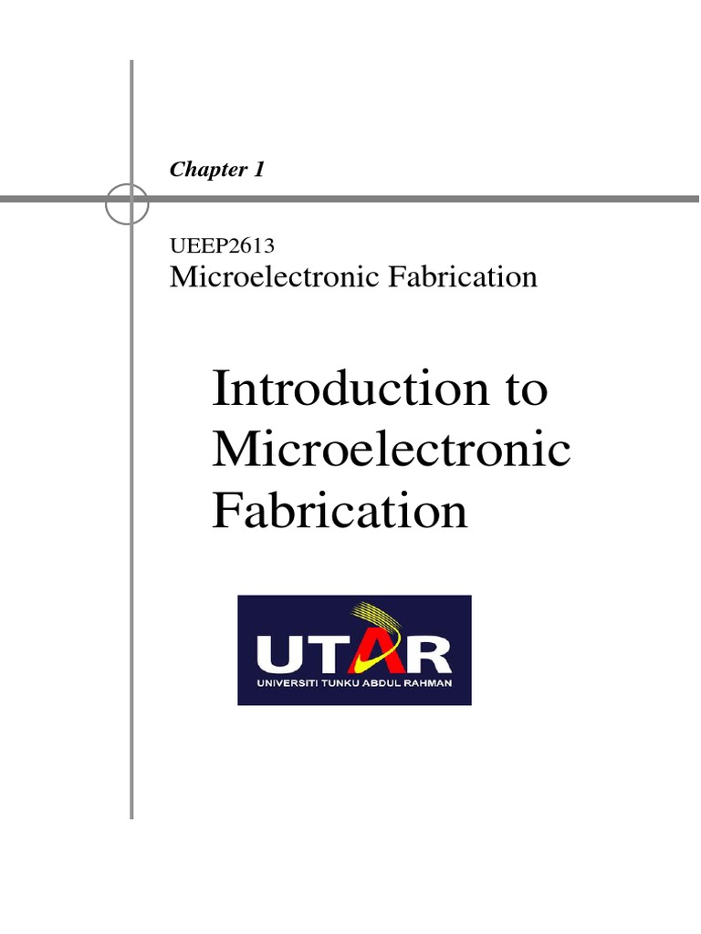 Introduction to Microelectronic Fabrication Materials and Devices | PDF ...
