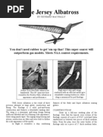 The Jersey Albatross - A Free-Flight Model Airplane (Glider)