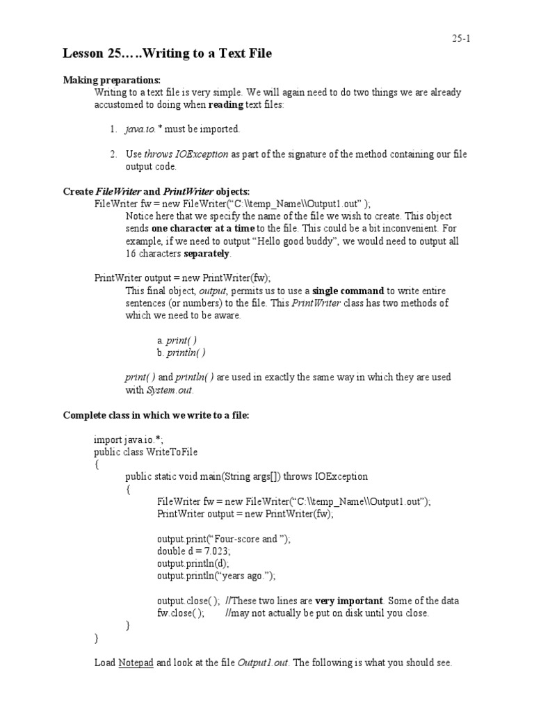 BPJ Lesson 25 and Project | PDF | Computer File | Software Engineering