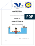 Investigacion Hidráulica(Sifon,Tubo de Venturiy de Pitot)