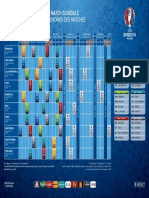 Spielplan Der UEFA EURO 2016 UEFA Fußball Fussball Fuba Europameisterschaft Frankreich