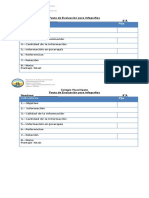 Pauta Evaluación infografia