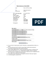 Main Features of Intel 8085