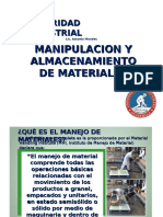 Manejo y Almacenamiento de Materiales y Protecciòn Contra Incendios Clase 6