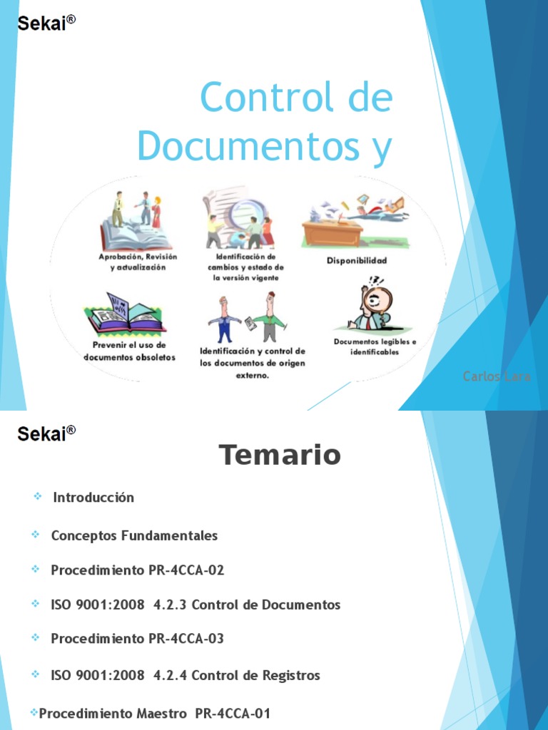 Control de Documentos y Registros | PDF | Calidad (comercial) | Informática