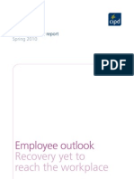 Employee Outlook: Recovery Yet To Reach The Workplace