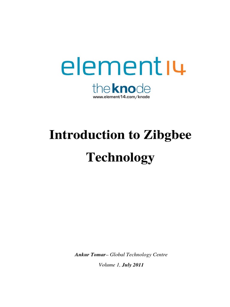 Introduction To Zigbee Technology PDF | PDF | Wireless Lan | Network ...