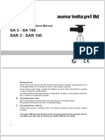 SA 3 - SA 100 Auma Norm (Operation & Instructions Manual)