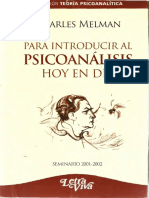 Para Introducir Al Psicoanálisis Hoy en Día (Charles Melman)