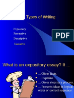 Types of Writing