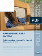 Politica de Educacion