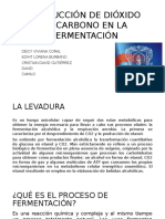 Producción de Dióxido de Carbono en La Fermentación