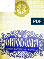 Revista Ortodoxia NR 1, Ianuarie-Martie Din 1988