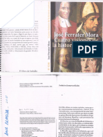José Ferrater Mora. Cuatro Visiones de La Historia Universal PDF