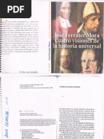 José Ferrater Mora. Cuatro Visiones de La Historia Universal PDF