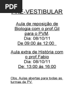 PRÉ Vestibular Avios